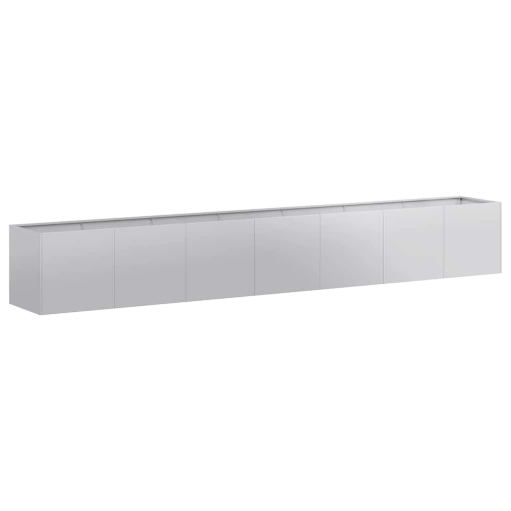 Vidaxl plantenbak 280x40x40 cm gegalvaniseerd staal