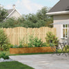 Vidaxl plantenbak roestig 280x40x40 cm weervast staal