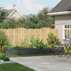Fioriera Vidaxx 360x40x40 cm in acciaio laminato a freddo nero