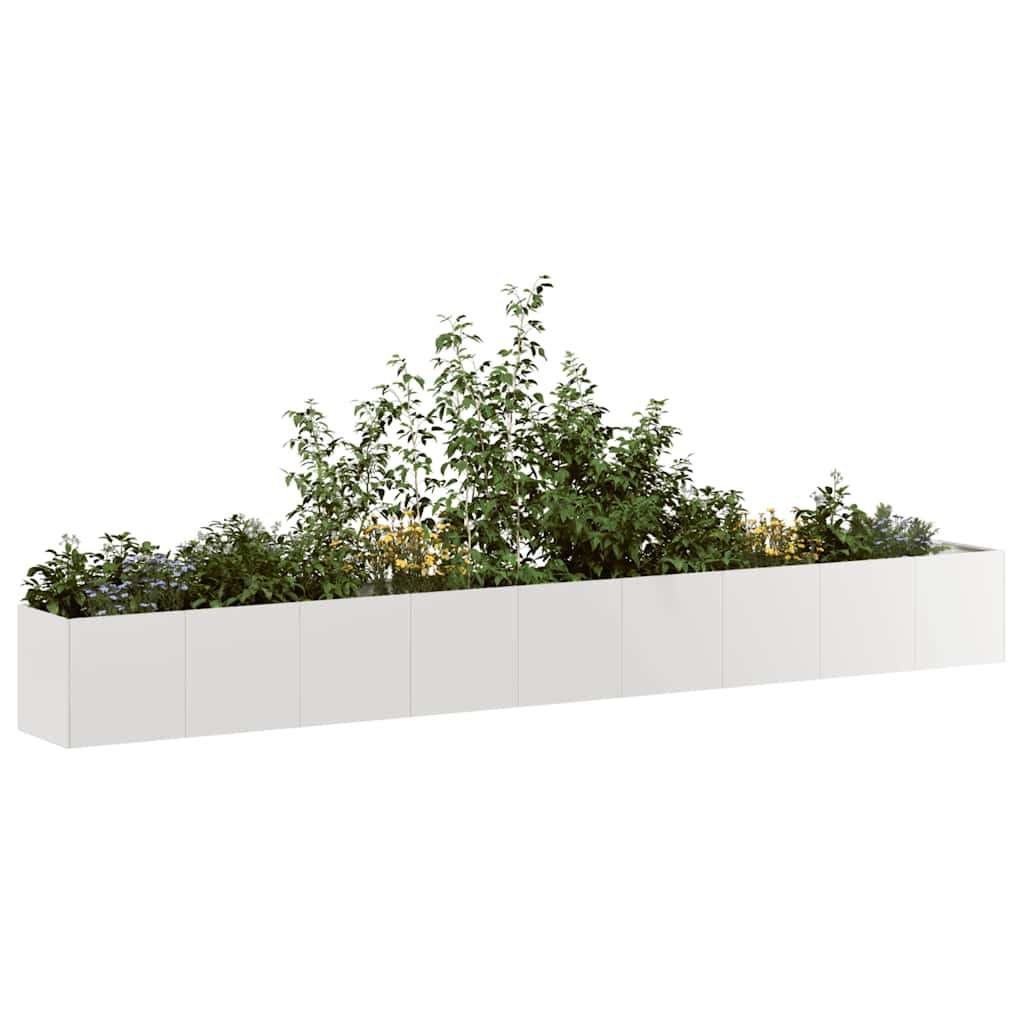 Jardinera vidaxx 360x40x40 cm acero inoxidable