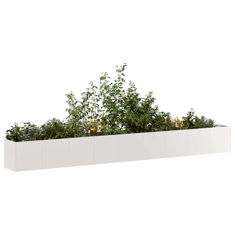 Jardinera vidaxx 360x40x40 cm acero inoxidable