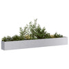 Vidaxl plantenbak 360x40x40 cm gegalvaniseerd staal