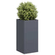Vidaxl plantenbak 40x40x80 cm koudgewalst staal antracietkleurig