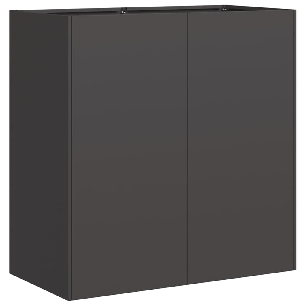 Vidaxx jardinera 80x40x80 cm acero laminado en frío negro