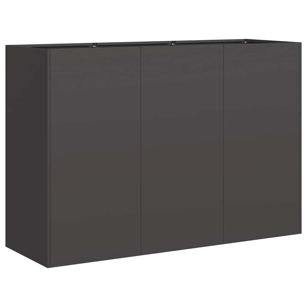 Vidaxx jardinera 120x40x80 cm acero laminado en frío negro