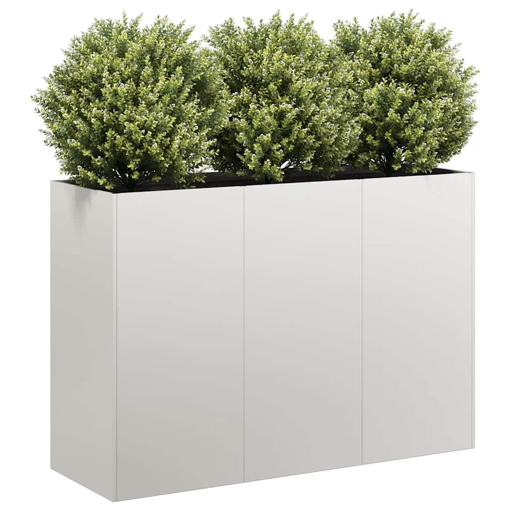 Jardinera vidaxx 120x40x80 cm acero inoxidable