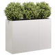 Jardinera vidaxx 120x40x80 cm acero inoxidable