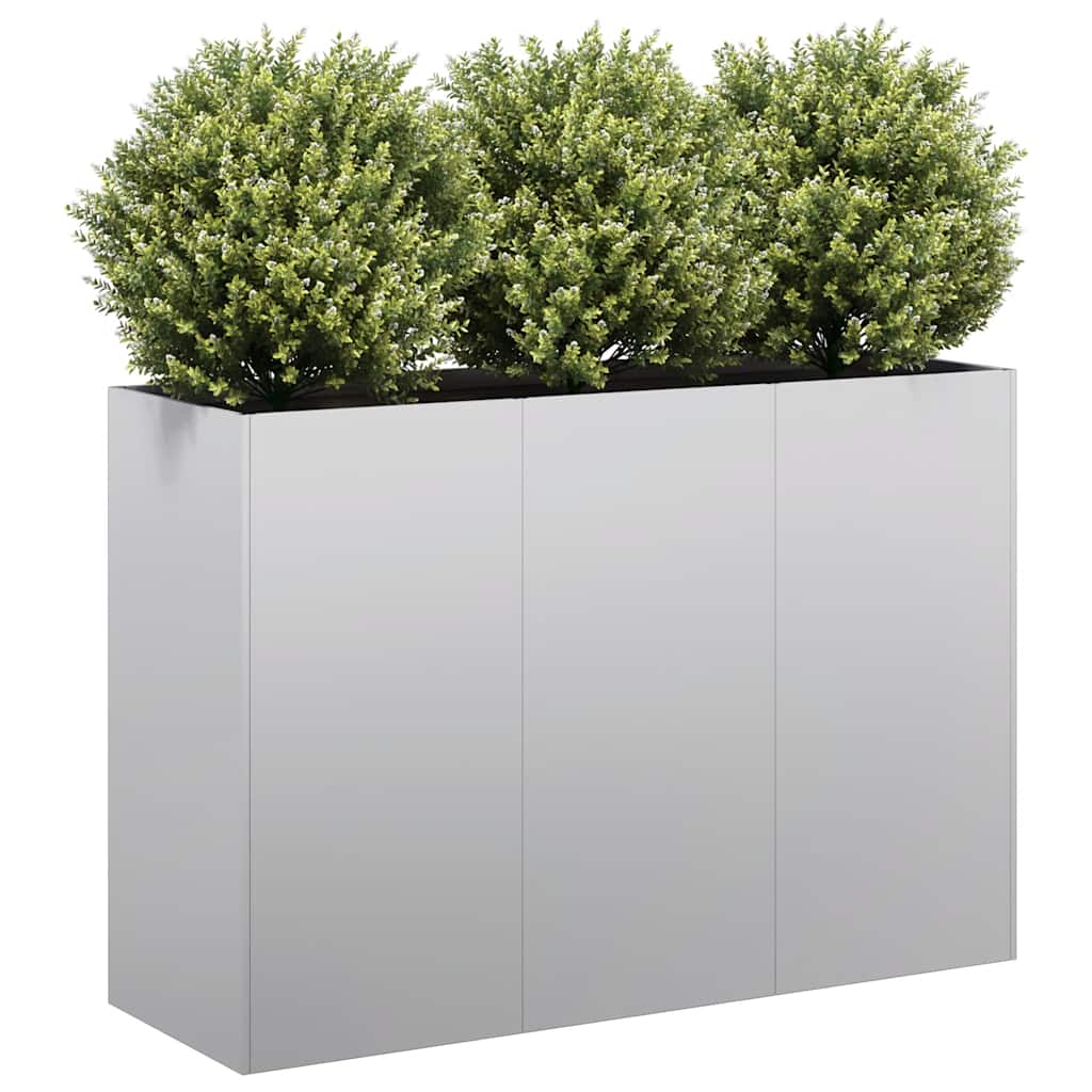 Vidaxl plantenbak 120x40x80 cm gegalvaniseerd staal