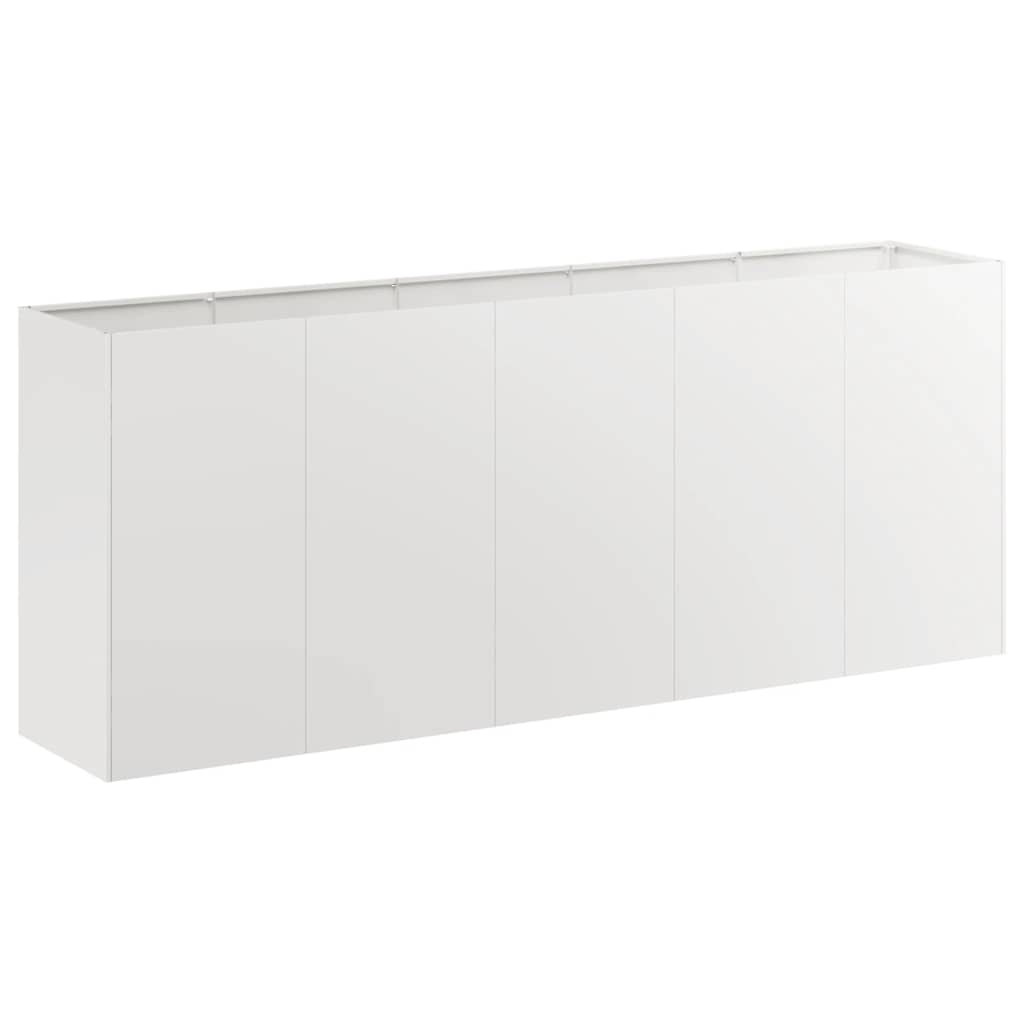 Jardinera vidaxx 200x40x80 cm acero inoxidable