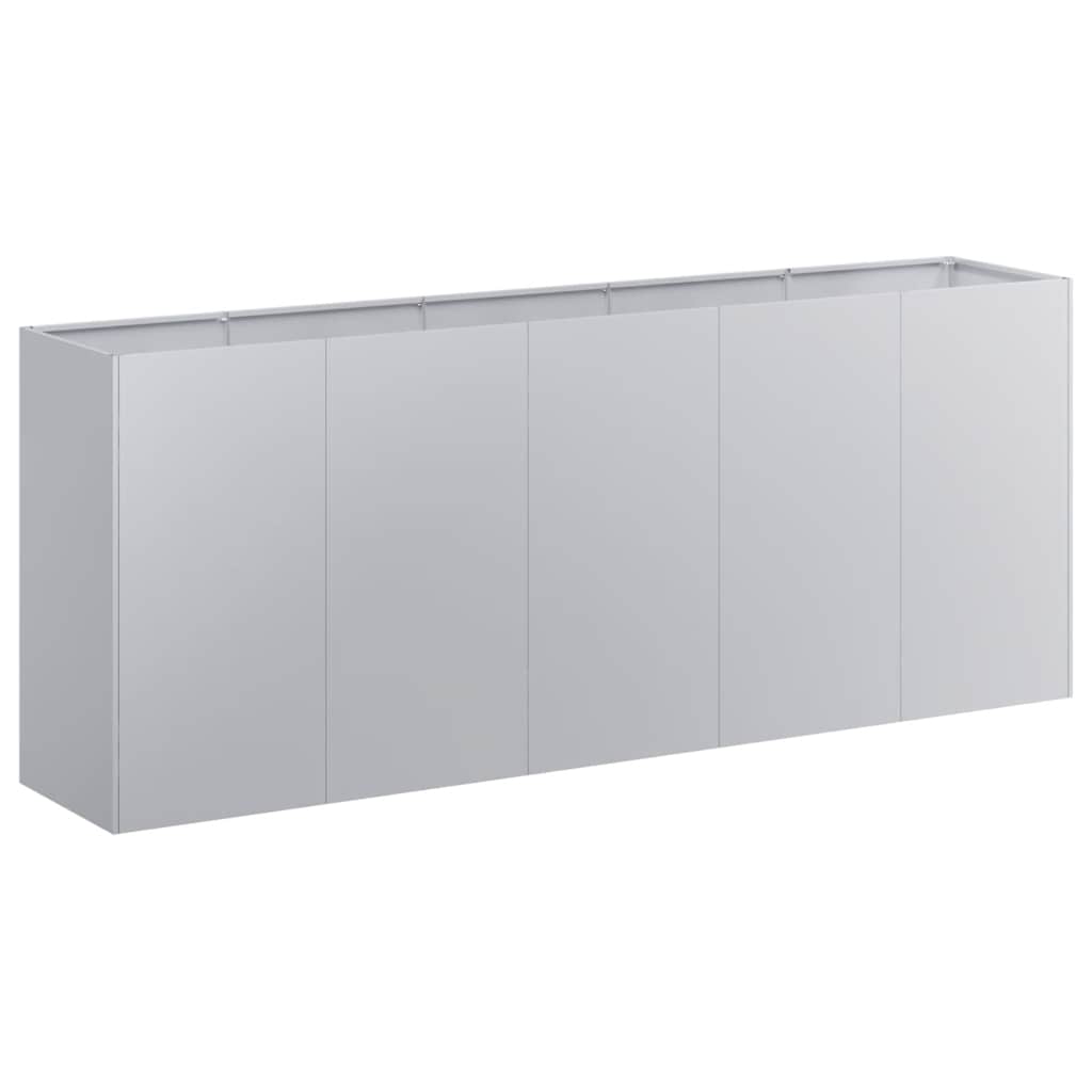 Jardinera vidaxx 200x40x80 cm acero galvanizado