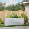 Jardinera vidaxx 200x40x80 cm acero galvanizado