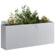 Vidaxl plantenbak 200x40x80 cm gegalvaniseerd staal