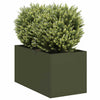 Vidaxl plantenbak 40x80x40 cm koudgewalst staal olijfgroen