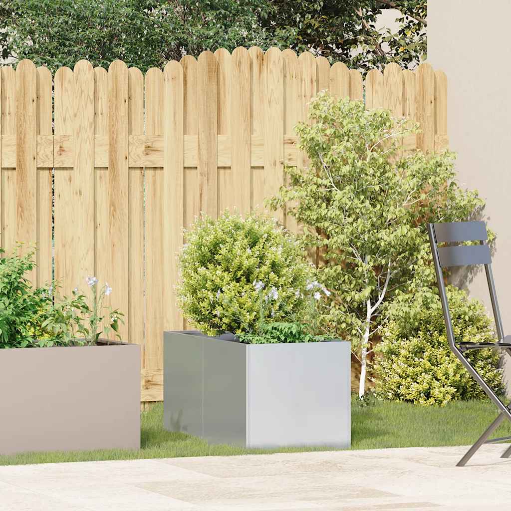 Vidaxl plantenbak 40x80x40 cm gegalvaniseerd staal