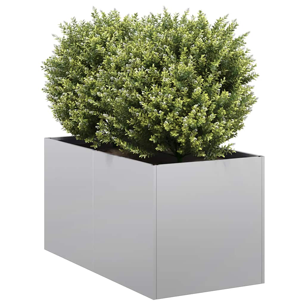 Vidaxl plantenbak 40x80x40 cm gegalvaniseerd staal
