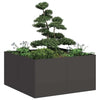 Vidaxl plantenbak 80x80x40 cm koudgewalst staal zwart