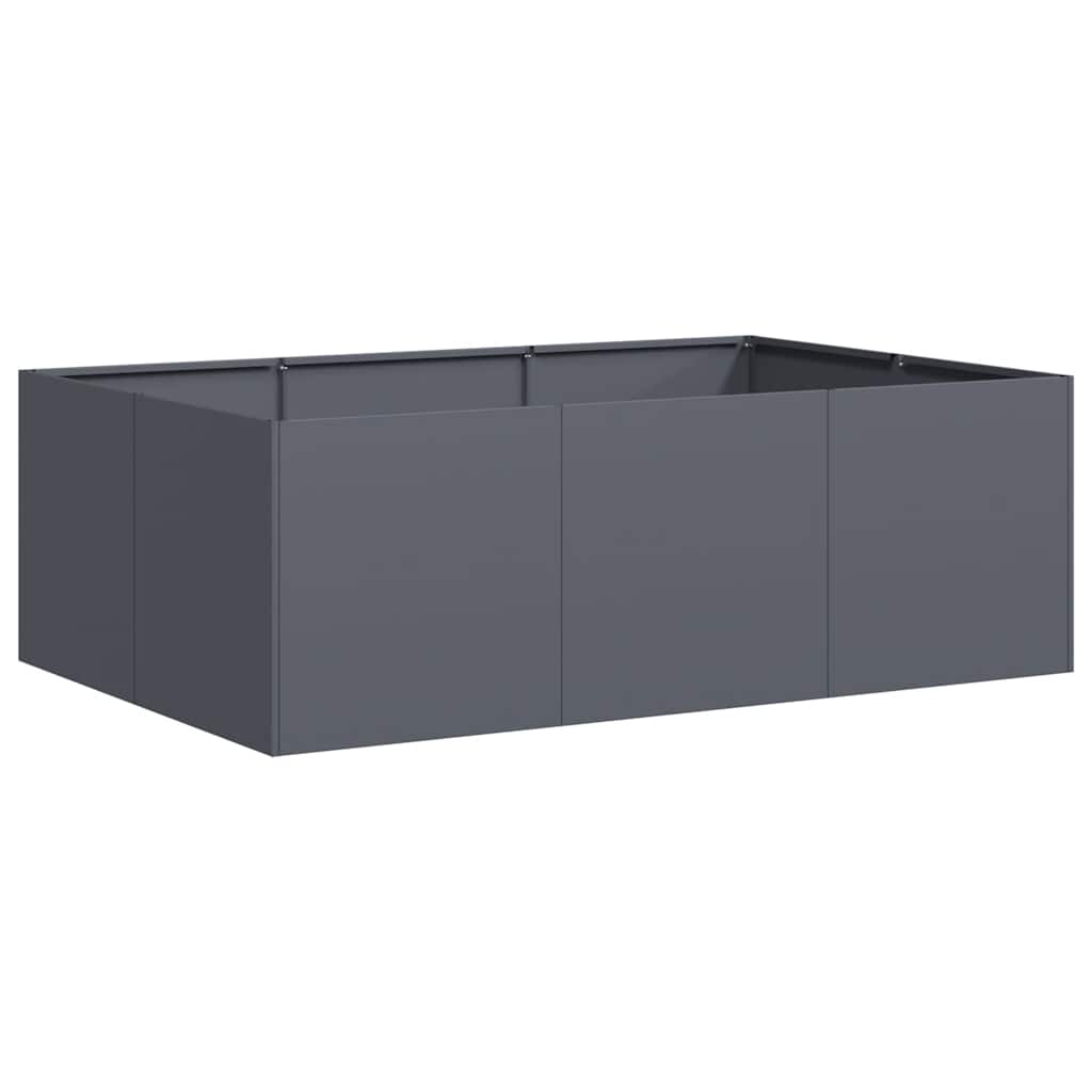 Fioriera Vidaxx 120x80x40 cm acciaio antracite
