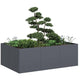 Fioriera Vidaxx 120x80x40 cm acciaio antracite