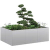 Vidaxl plantenbak 120x80x40 cm gegalvaniseerd staal