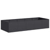 Vidaxl plantenbak 200x80x40 cm staal zwart