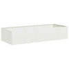 Vidaxl plantenbak 200x80x40 cm staal wit
