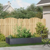 Fioriera Vidaxx 200x80x40 cm acciaio antracite