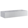 Vidaxl plantenbak 200x80x40 cm gegalvaniseerd staal