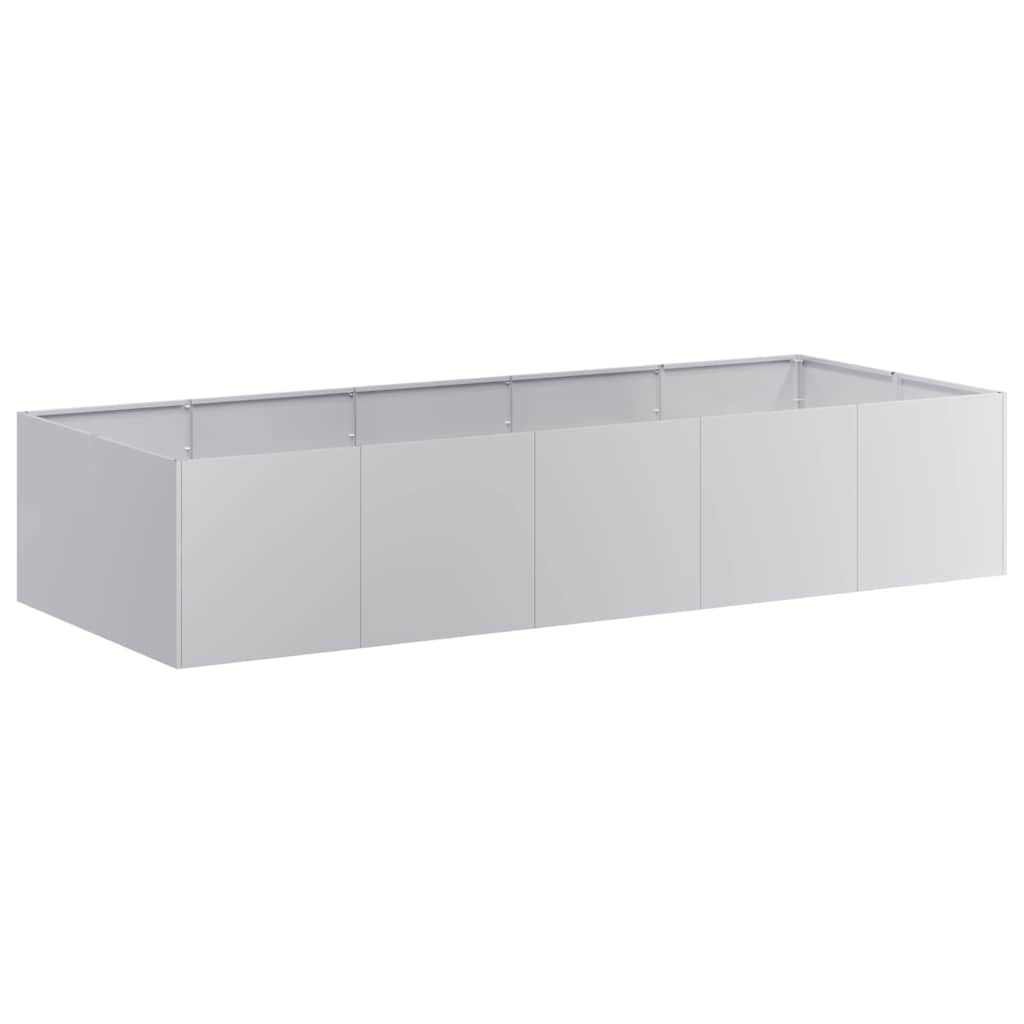 Vidaxl plantenbak 200x80x40 cm gegalvaniseerd staal