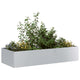 Vidaxl plantenbak 200x80x40 cm gegalvaniseerd staal