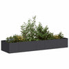 Vidaxl plantenbak 280x80x40 cm staal zwart
