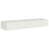 Fioriera Vidaxx 280x80x40 cm acciaio bianco