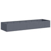 Vidaxl plantenbak 280x80x40 cm staal antracietkleurig