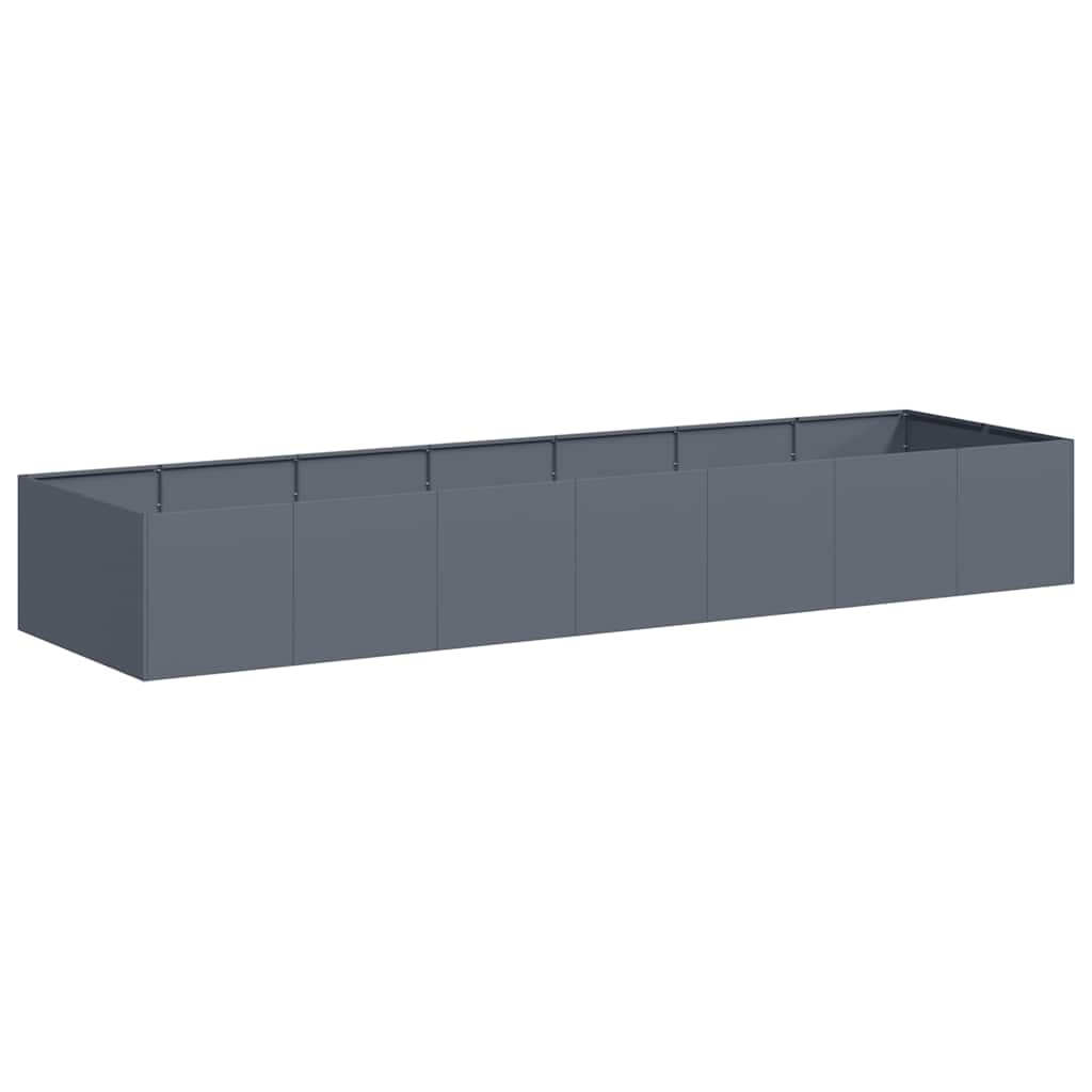 Fioriera Vidaxx 280x80x40 cm acciaio antracite