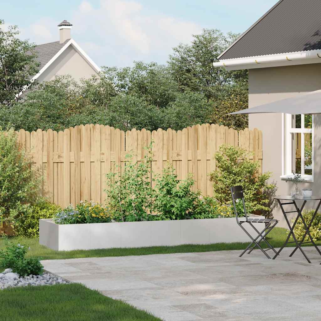 Jardinera vidaxx 280x80x40 cm acero inoxidable
