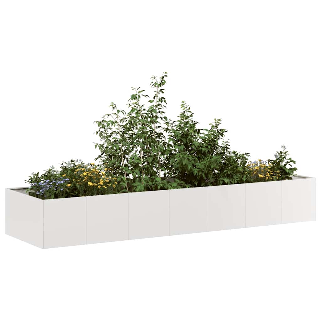 Jardinera vidaxx 280x80x40 cm acero inoxidable