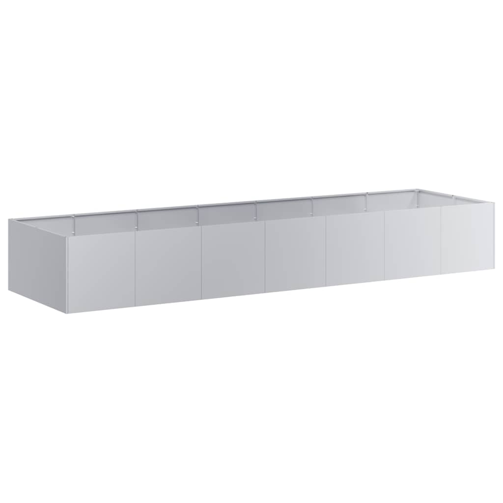 Vidaxl plantenbak 280x80x40 cm gegalvaniseerd staal