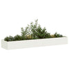 Vidaxl plantenbak 360x80x40 cm staal wit