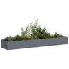 Fioriera Vidaxx 360x80x40 cm acciaio antracite