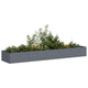 Fioriera Vidaxx 360x80x40 cm acciaio antracite