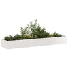 Vidaxl plantenbak 360x80x40 cm roestvrij staal