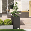 Vidaxl plantenbak 40x80x80 cm staal zwart