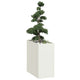 Vidaxl plantenbak 40x80x80 cm staal wit