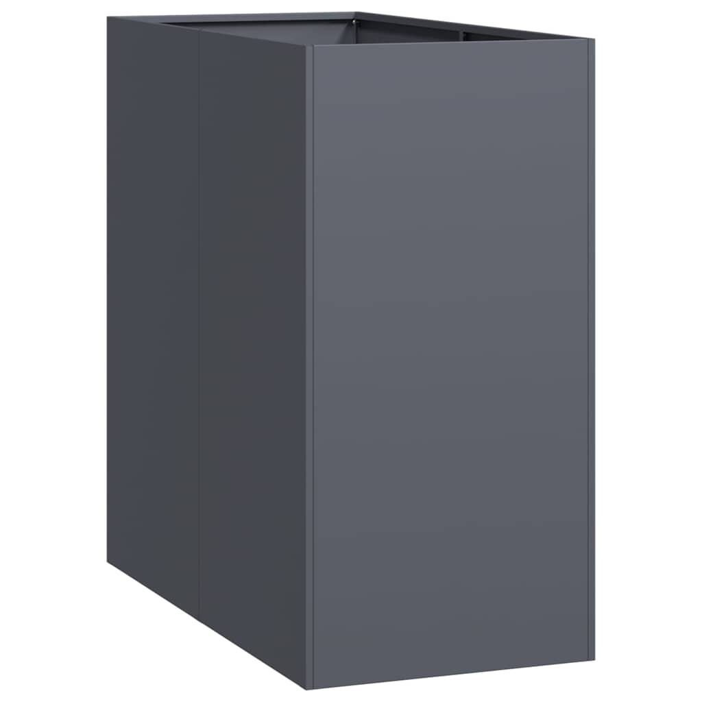 Fioriera Vidaxx 40x80x80 cm acciaio antracite