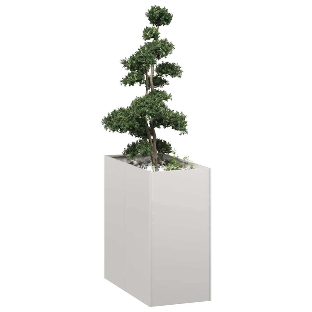 Jardinera vidaxx 40x80x80 cm acero inoxidable