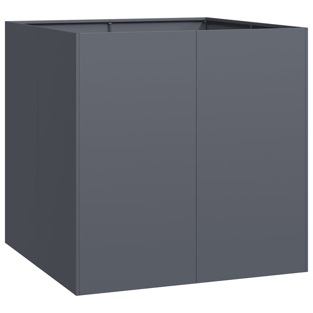 Fioriera Vidaxx 80x80x80 cm acciaio antracite