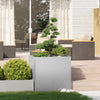 Vidaxl plantenbak 80x80x80 cm gegalvaniseerd staal