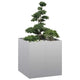 Vidaxl plantenbak 80x80x80 cm gegalvaniseerd staal