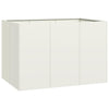 Vidaxx jardinera 120x80x80 cm acero blanco