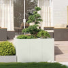 Vidaxx jardinera 120x80x80 cm acero blanco