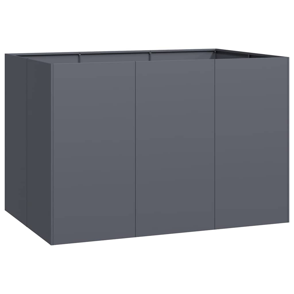 Fioriera Vidaxx 120x80x80 cm acciaio antracite